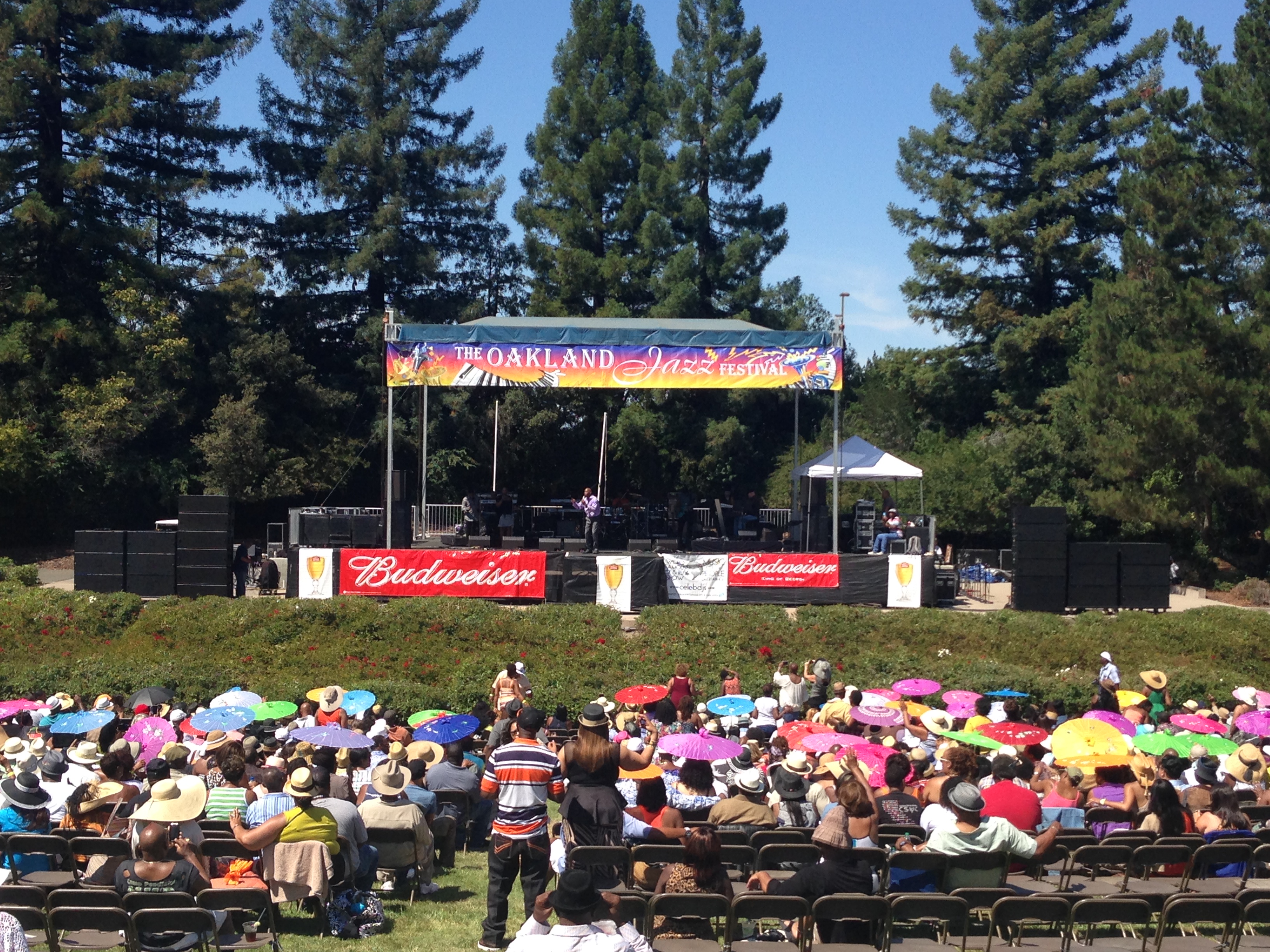 The View From My FOH Position For The Oakland Jazz Festival Rob