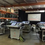 The SSL Live Desks Lined Up For Some Serious Training